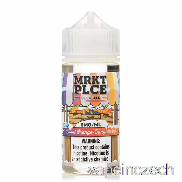 Ledový Krvavý Pomeranč Tangoberry - Mrkt Plce - 100 Ml 0mg Vape Bez Nikotinu